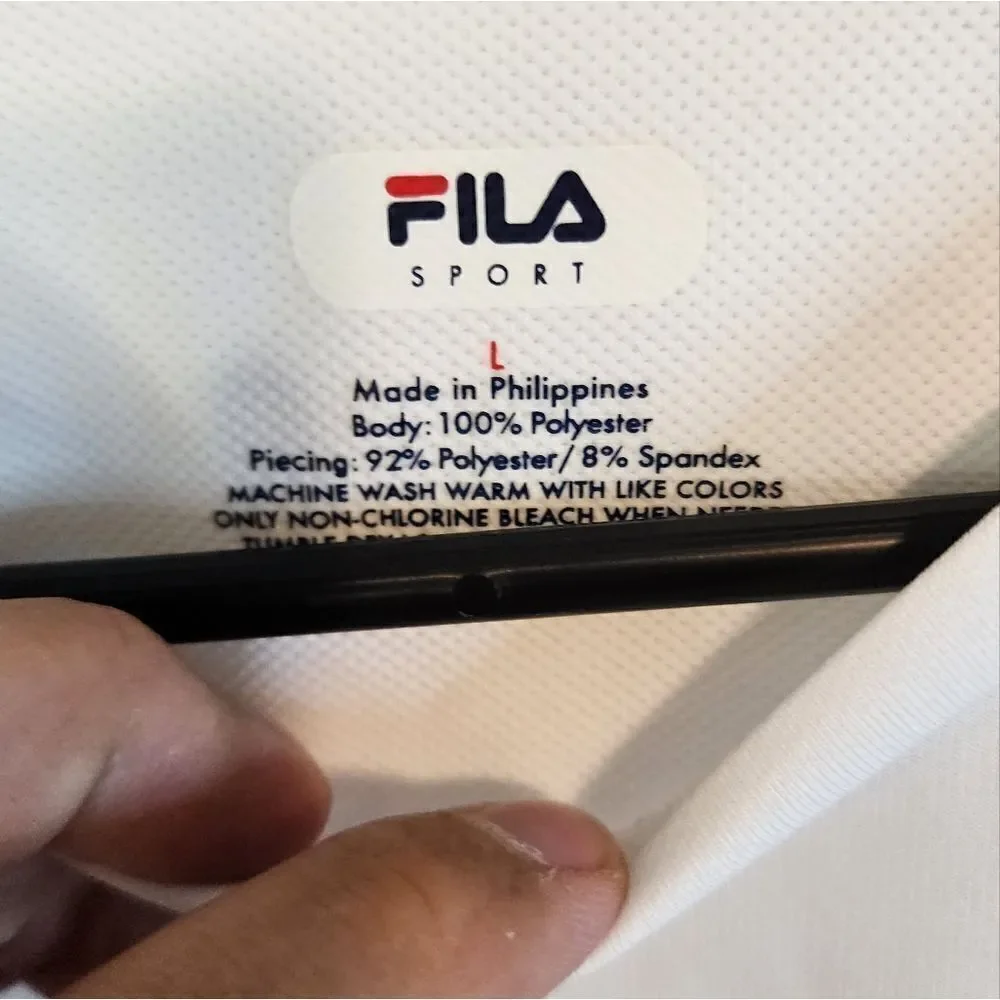 Men's Fila Athletic soccer shirt, size Large